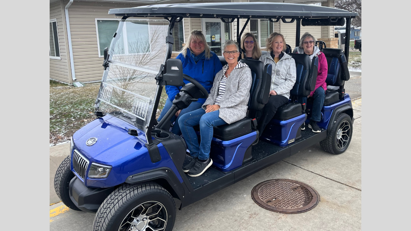 Golf cart for Fair Meadow residents